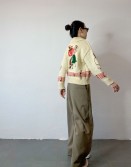 Off White Dancing Embroidered Cardigan  #241218